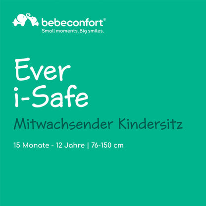 Bebeconfort Ever i-Safe Kindersitz 76-150cm - Full Black