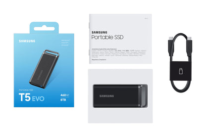 Samsung Portable SSD T5 EVO Externe USB-C SSD - 8 TB
