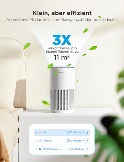 GoveeLife Mini-Luftreiniger HEPA – Smart Alexa Schlafzimmer