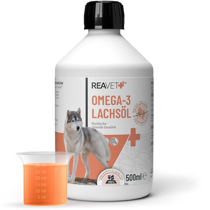 ReaVET Futteröl Hunde Set, 4 Sorten à 500 ml, Barföl