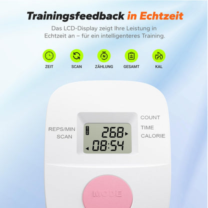 MERACH Bauchtrainer für Zuhause – Multifunktional mit LCD-Monitor