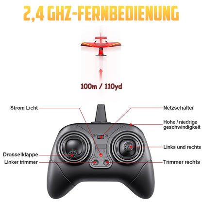 HAWK'S WORK RC Flugzeug Cessna RTF 2 CH 2,4 GHz für Anfänger