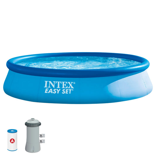 Intex Easy Set Pool Ø396x84cm - Aufstellpool mit Filter