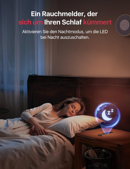 X-Sense Smarter WLAN Rauchmelder mit SBS50 Basisstation - 12er Set
