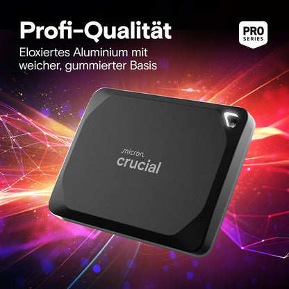 Crucial X10 Pro externe SSD Festplatte USB-C – 2TB