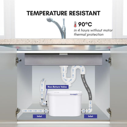 Aquamatix Silencio 2 Sanitärpumpe 400W, 2 Einlässe