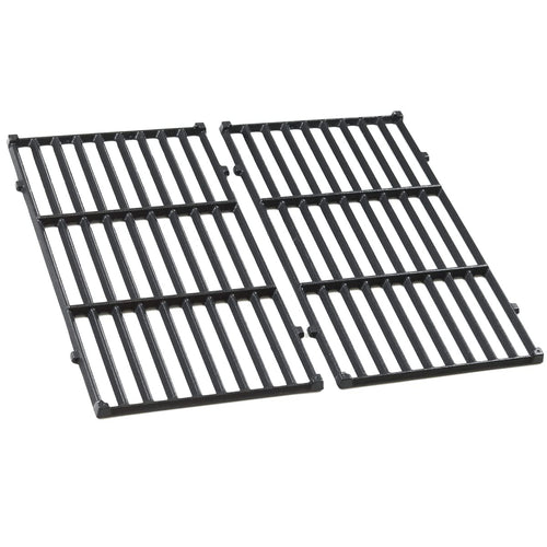 FORYEYC Grillrost Gusseisen 2er-Set für Weber Spirit 200 E-210 E-220, zwei rechteckige Roste als Ersatz für Gasgrills