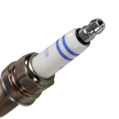 Bosch Zündkerze Iridium FR6HI332, 4 Stück für VW Golf, Polo