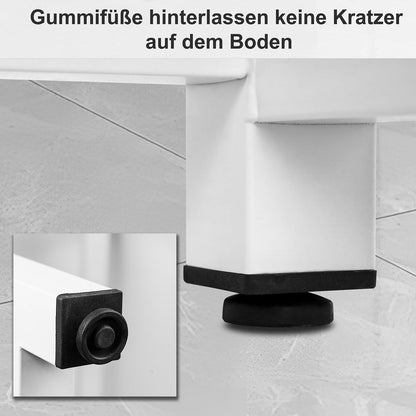 JXZ Waschmaschinenschrank Überbau - Höhenverstellbar, Weiss F