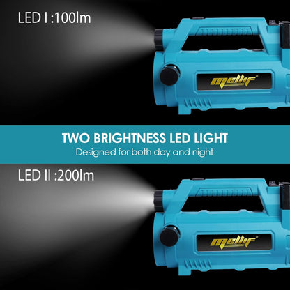 Mellif Akku-Wasserpumpe für Makita 18V – Kabellos Gartenpumpe solo