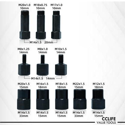 CCLIFE 21tlg Pneumatischer Injektor Abzieher – Diesel Set