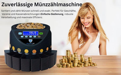 Securina24 SR1200LC Münzzähler/-sortierer - Schwarz