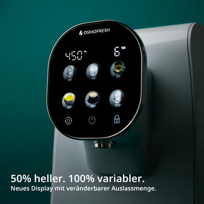 OsmoFresh Quella Pro Auftisch Osmoseanlage Heisswasser - White