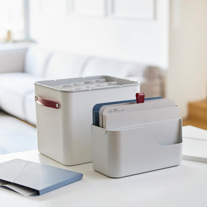 Rotho MyPaper Plus Inbox Dokumentenorganizer mit 4 Mappen, weiss