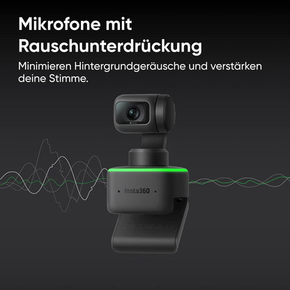 Insta360 Link PTZ 4K Webcam mit KI-Tracking und 1/2"-Sensor