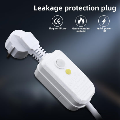 HOMELODY Elektrischer Wasserhahn mit Durchlauferhitzer 230V Edelstahl