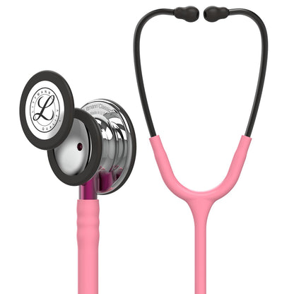 3M Littmann Classic III Stethoskop - 5962 Perlmutt Pink Hochglanz. Mit Schlauch und Bruststück zur Auskultation. 