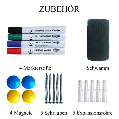 XIWODE Whiteboard Magnettafel Pinnwand 120x90cm