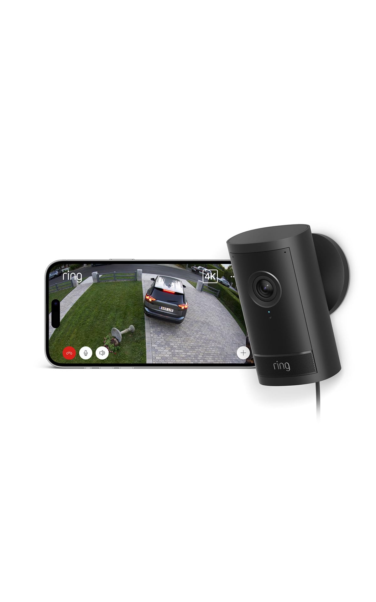 Ring Aussenkamera Pro – Überwachungskamera mit Retinal 4K, 10x-Zoom
