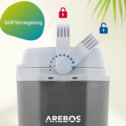 Arebos Thermoelektrische Kühl-/Warmhaltebox 20L – 12/230V Anthrazit