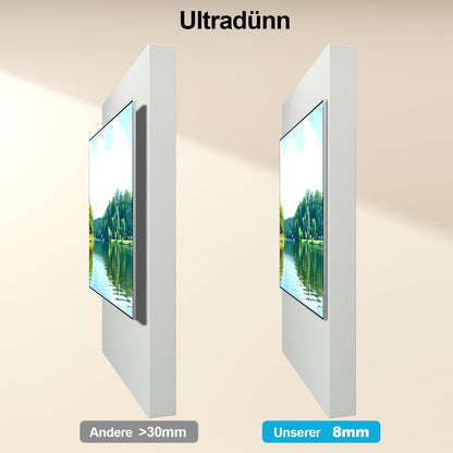 Supcline Ultra Slim TV Wandhalterung – 42-100 Zoll, 0.8cm Flachprofil