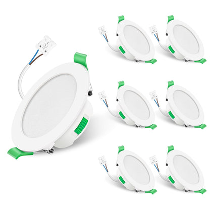 ALUSSO LIGHTING LED Einbauspot Flach Dimmbar IP65 68mm – 6er Set