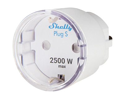 Shelly Plus Plug S WLAN-Steckdose mit Messfunktion - 3er Set