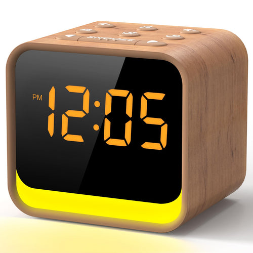 REACHER Radiowecker CR7W – Digitaler FM-Wecker mit Nachtlicht