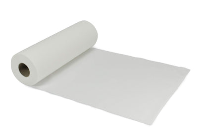 Ärztekrepp 2-lagig | 9 Rollen | Größe 50cm x 50m | hochwertig weiße Liegenabdeckung | doppelschichtige perforierte Papierrolle | Ideal für Krankenhäuser, Praxen, Tattoostudios uvm.