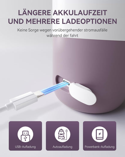 Comfyer BW01 Tragbarer Flaschenwärmer für Baby, 12000 mAh Akku