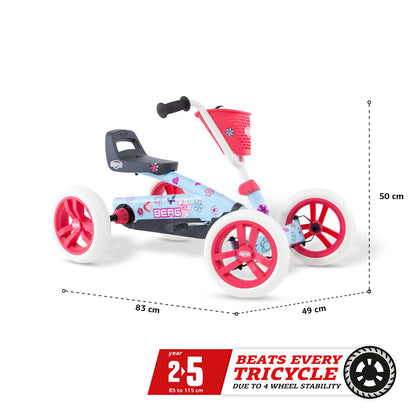 Berg Buzzy Bloom Pedal Gokart – Kinderfahrzeug für 2-5 Jahre