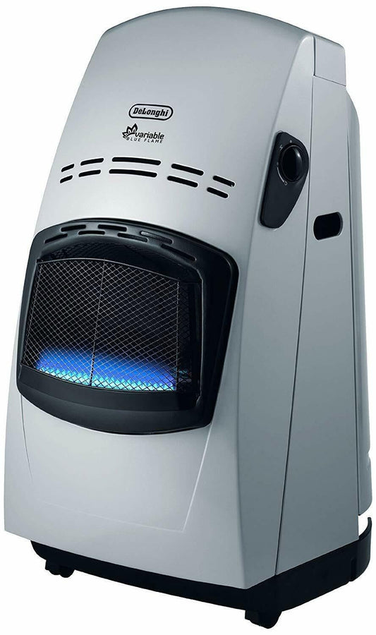De'Longhi Gasheizer VBF – Leistungsstarker Heizlüfter 4.200W, schwarzer, rechteckiger Gasheizer erzeugt Wärme für Räume.