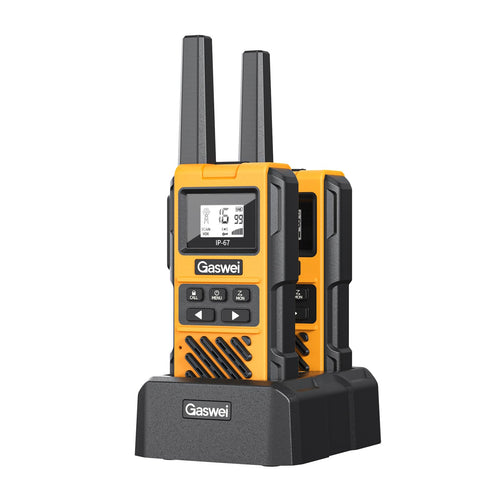 Gaswei G1pro Walkie-Talkie Set, 16 Kanäle, IP67 wasserdicht, 2 Stück