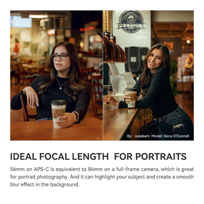 TTArtisan 56mm F1.8 AF Objektiv für Sony E-Mount - Schwarz
