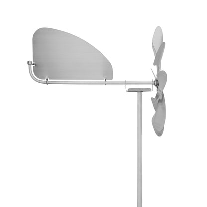 SKARAT Speedy28 Plus Windrad aus Edelstahl, kugelgelagert, 28 cm
