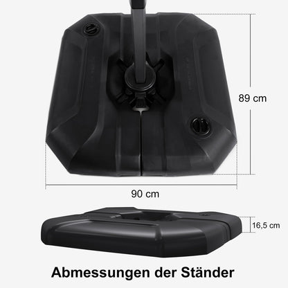 PURPLE LEAF Sonnenschirmständer SBLN150, Ampelschirmständer Anthrazit