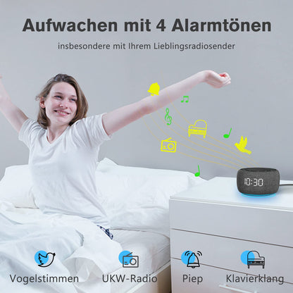 Buffbee RS11 Digitaler Radiowecker mit Nachtlicht und FM-Radio