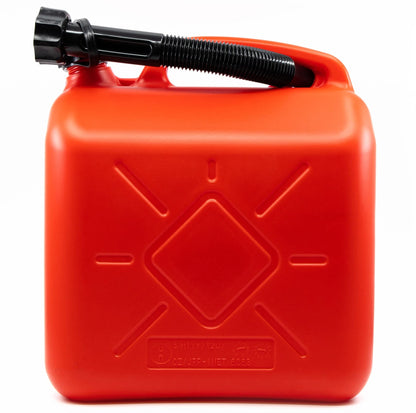 KOVA Benzinkanister 10 Liter mit Ausgiesser 4er-Set rot