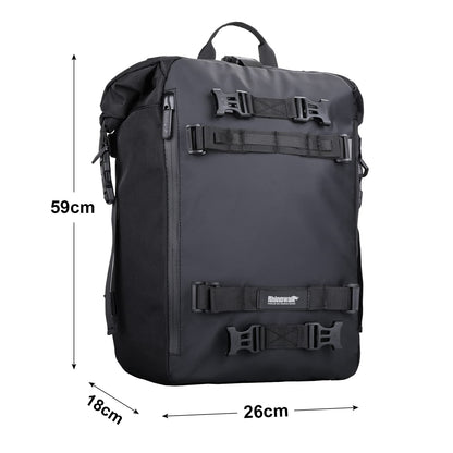 Rhinowalk Motorradtasche MT21620, modulare Hecktasche 20L schwarz