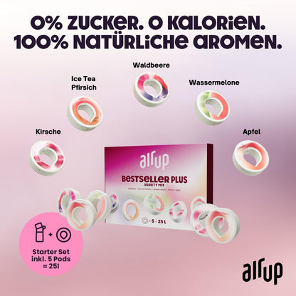 air up Twist Pro Trinkflasche Lavender 600 ml mit 5 Duft-Pods