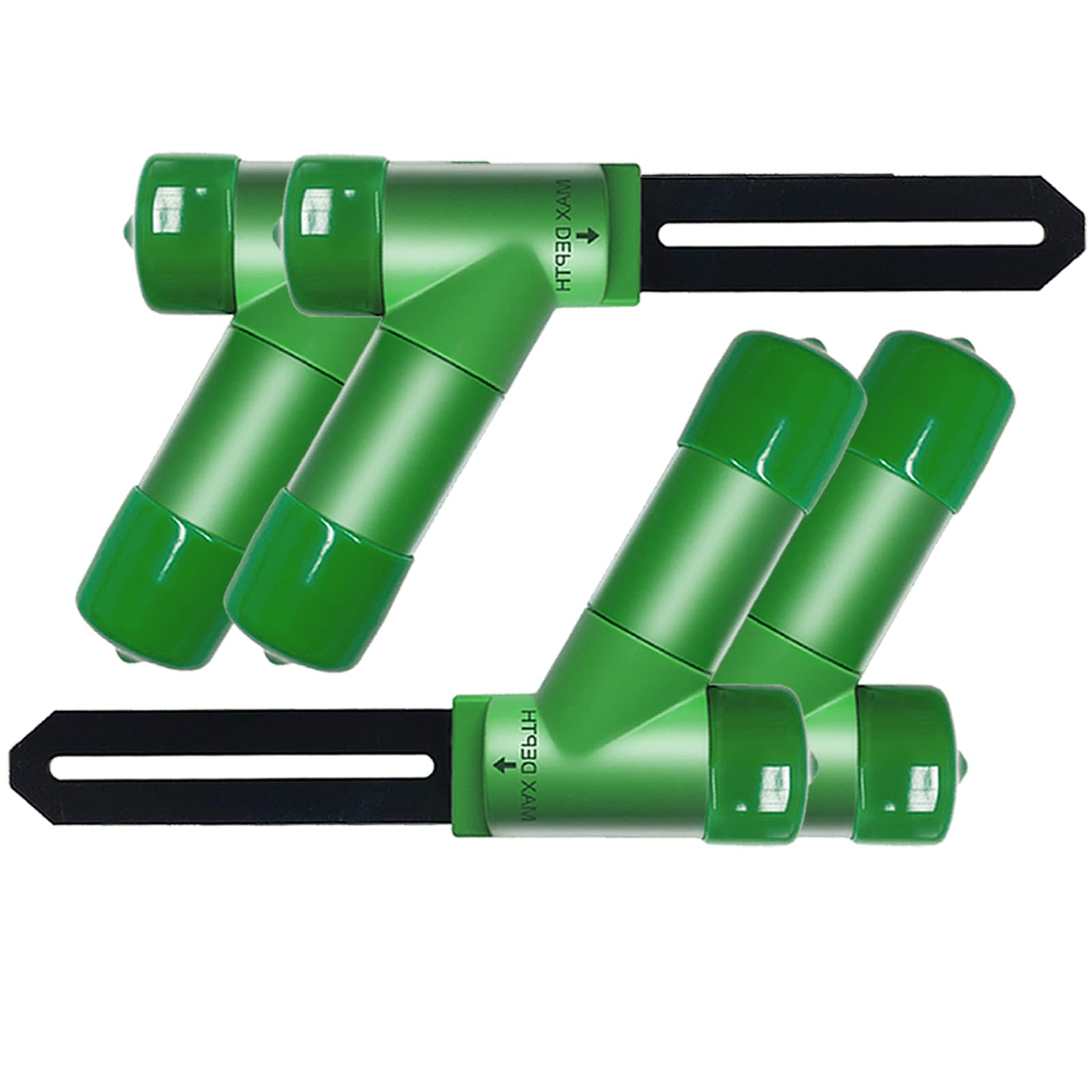 ECOWITT WH51 Smart Bodenfeuchtesensor | Feuchtigkeitsmesser - 4er-Pack: 4 schwarze Sonden. Misst Bodenfeuchte.