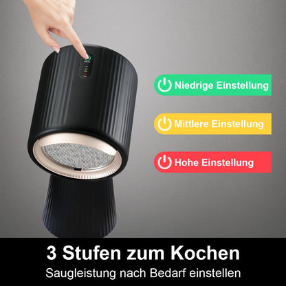 SNDOAS Mini Tisch Dunstabzug Umluft - Kohlefilter 180 m³/h