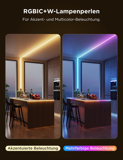 Govee COB Strip Light Pro Smart LED Streifen 5m RGBIC Warmweiss