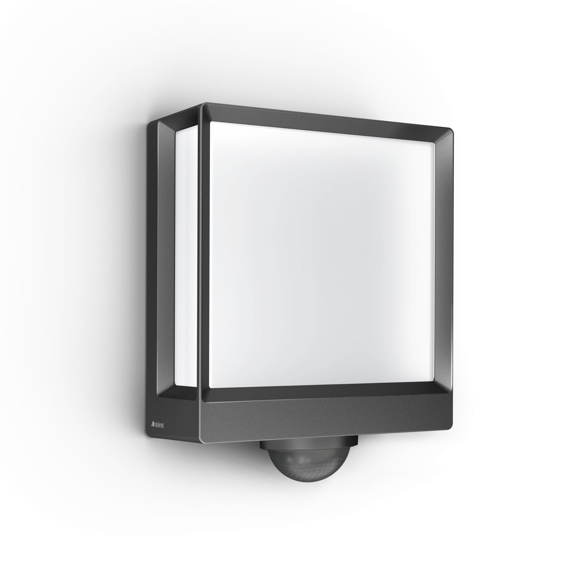 Steinel L 40 SC Connect Smarte LED Aussenwandleuchte - Anthrazit, rechteckig, für smarte Fassadenbeleuchtung.