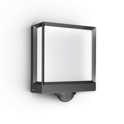 Steinel L 40 SC Connect Smarte LED Aussenwandleuchte - Anthrazit, rechteckig, für smarte Fassadenbeleuchtung.