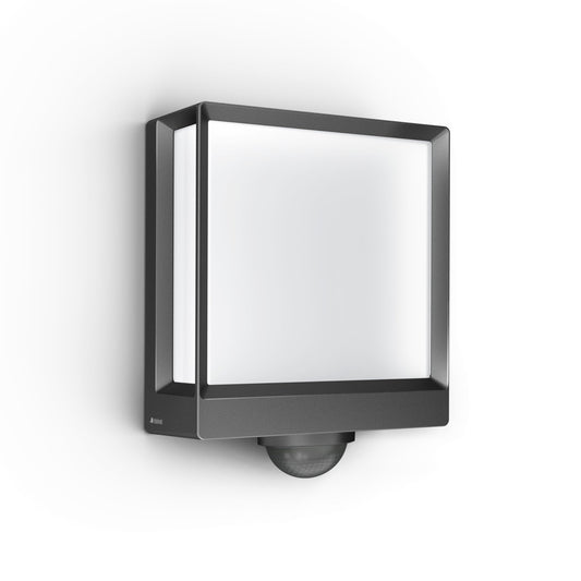 Steinel L 40 SC Connect Smarte LED Aussenwandleuchte - Anthrazit, rechteckig, für smarte Fassadenbeleuchtung.