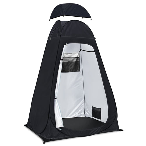 riggoo Pop-Up Duschzelt Toilettenzelt Umkleidezelt UV 50+ mit Mesh-Oberseite und Regendach