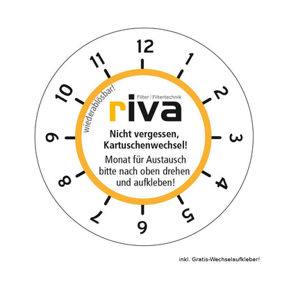 rivaALVA Life Trinkwasserfilter Ersatzkartusche 2er Set