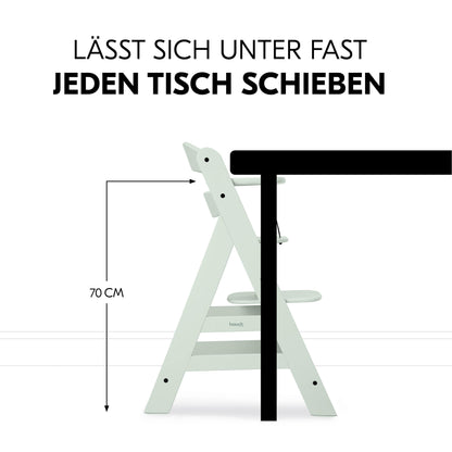 hauck Alpha+ Newborn Set Babyhochstuhl 2in1 Bouncer - Mint