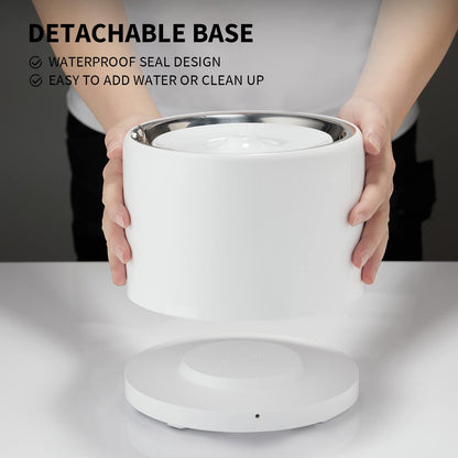 PETKIT Smart Trinkbrunnen Edelstahl Drahtlose Pumpe für Katze Hund